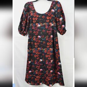 Rachel Comey Women's Floral Print  3/4 Sleeve Dress,NWT Size 6